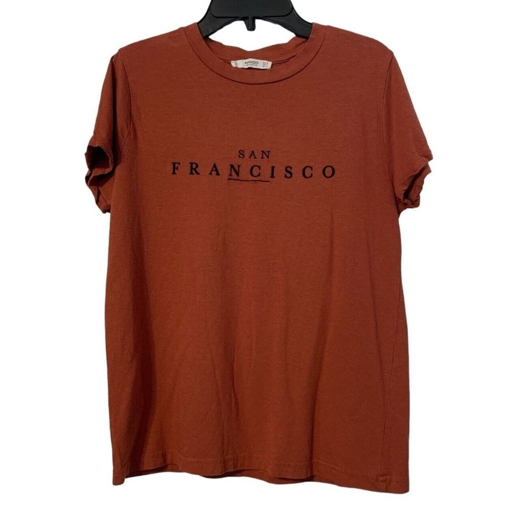 Mango Rust 'San Francisco' Graphic Tee